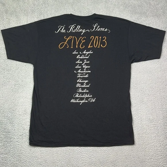 The Rolling Stones 2013 Tour T-shirt - Picture 3 of 3
